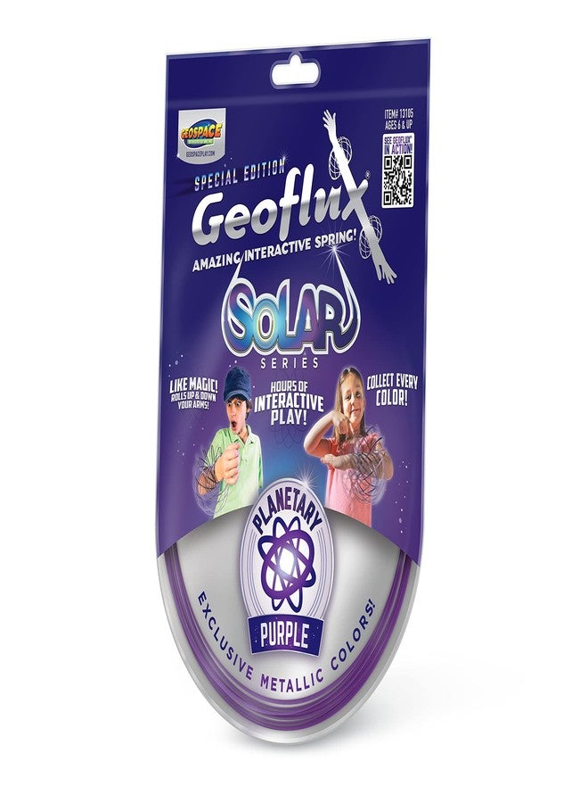 جيو سبيس مجسم جيوفلوكس الأصلي ثلاثي الأبعاد ساحر وحركي ولعبة زنبركية تفاعلية (بنفسجي) - Image 1